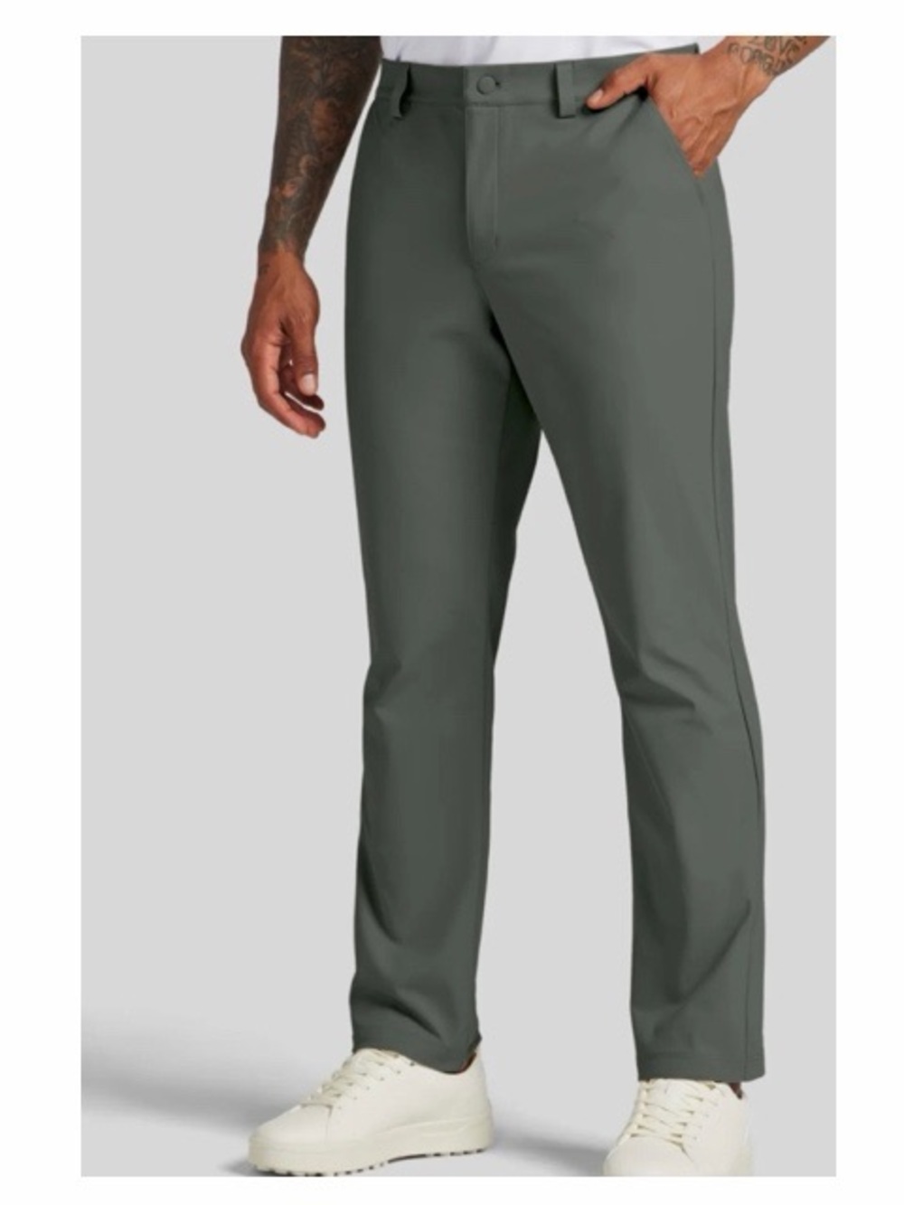 Willit Men’s Comfort Golf Dress Pants‎ In Sage Green NWT